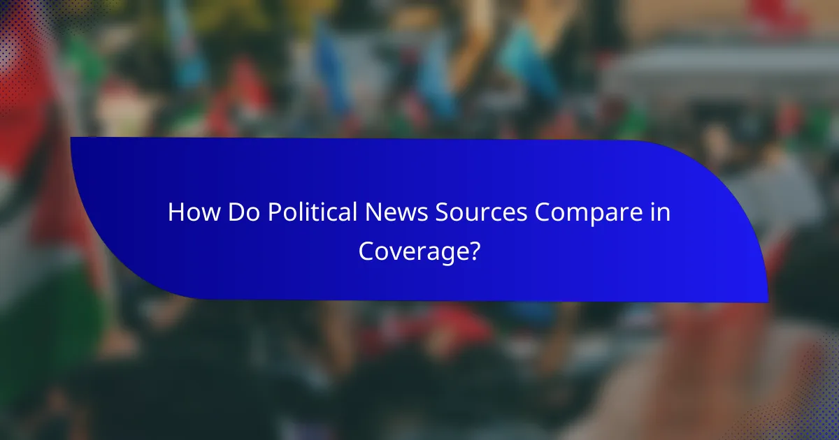 How Do Political News Sources Compare in Coverage?