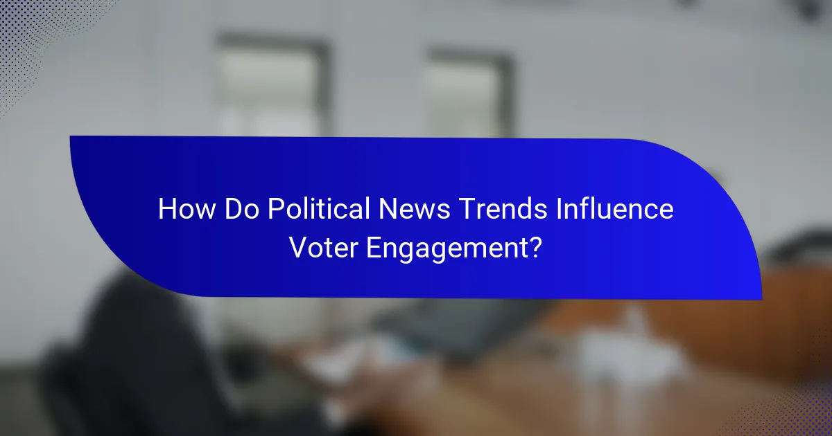 How Do Political News Trends Influence Voter Engagement?